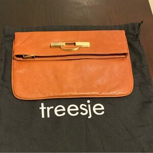 Treesje Leather Clutch